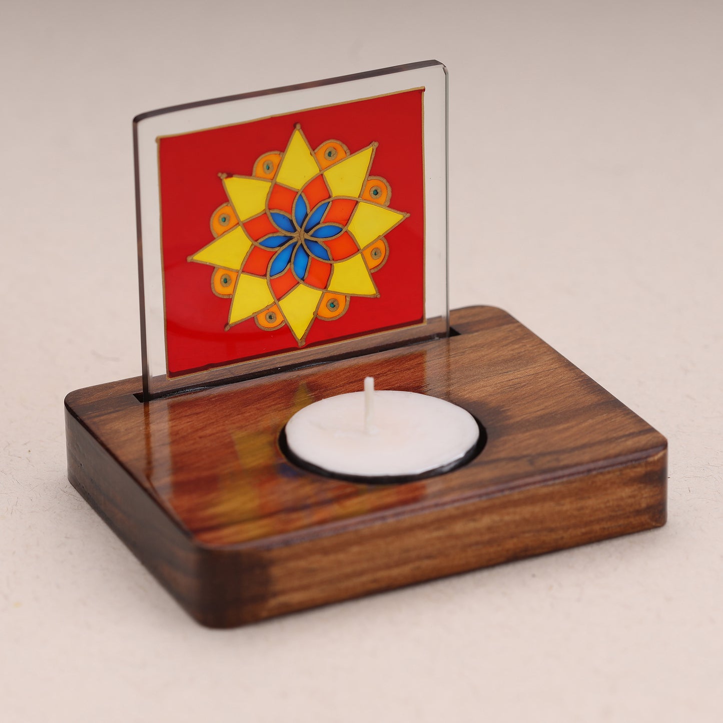 Mandala - The Madhubani T Light Holder