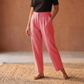 Flex Cotton Elasticated Plain Pant for Women 02