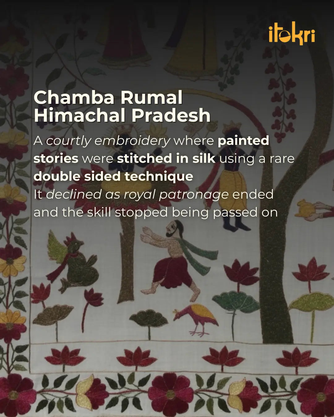 5 rare indian embroideries that are slowly disappearing