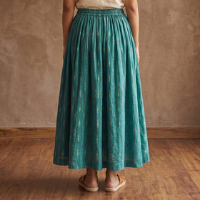 Pochampally Ikat 24 Kali Cotton Long Skirt 03