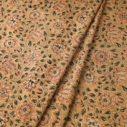 Pedana Kalamkari Hand Block Printed Cotton Fabric