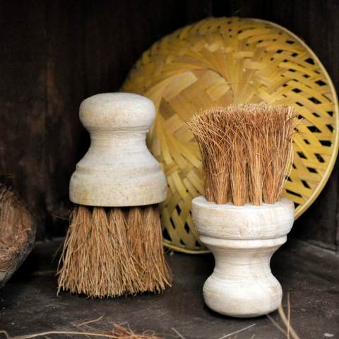 Handmade Coconut Fiber Pan and Pot Scrubber