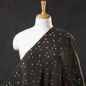Buy Kutch Bandhani Tie-Dye Mul Cotton Fabric 07 Online at iTokri.com