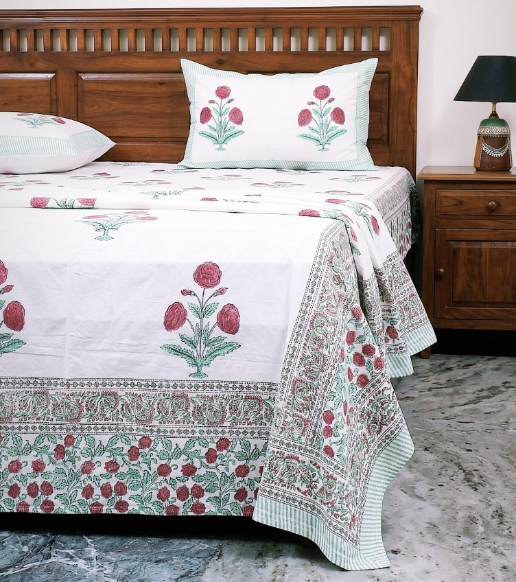 Sanganeri Bedsheet sets