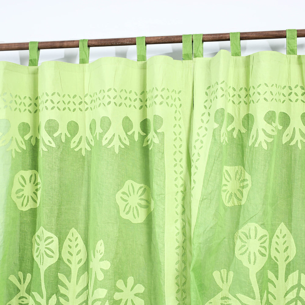 Applique Cutwork Door Curtain