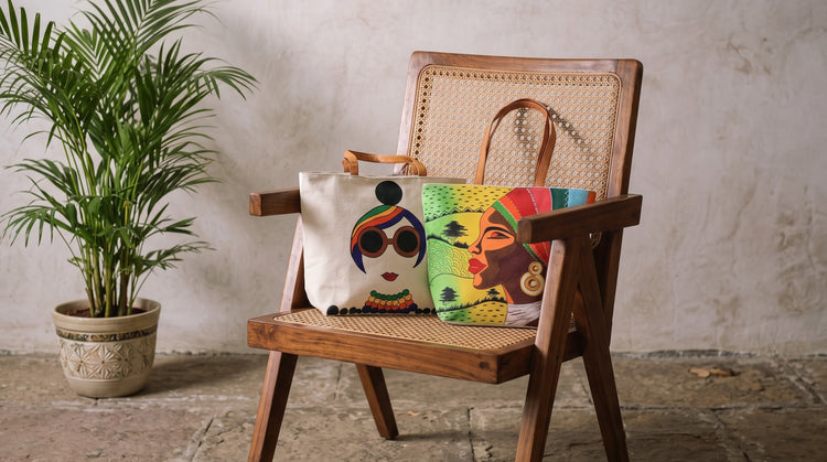 Handpainted Shoulder Bags for Women