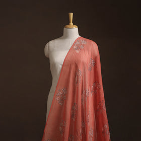 Red - Akola Hand Block Print Kota Doria Cotton Fabric 49