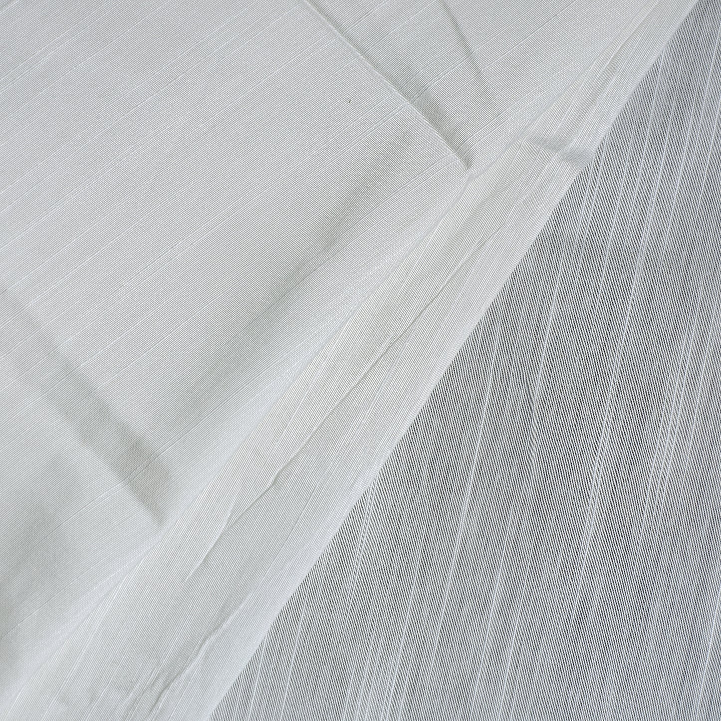 White - Plain Slub Silk Fabric 13