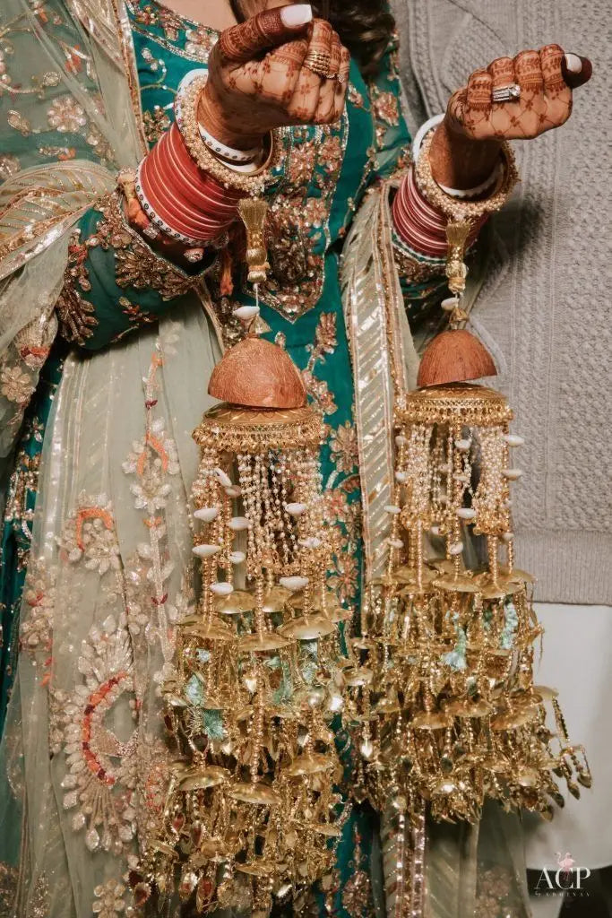 Punjabi bride with kalire