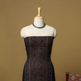 Kutch hand natural dyed kota doria cotton 3pc unstitched