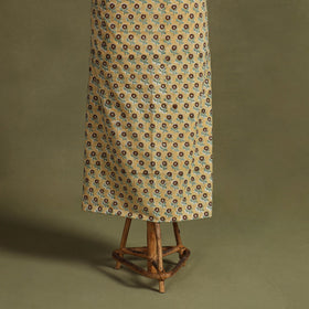  2pc Cotton Sanganeri Print Kurta with Bandhani Dupatta