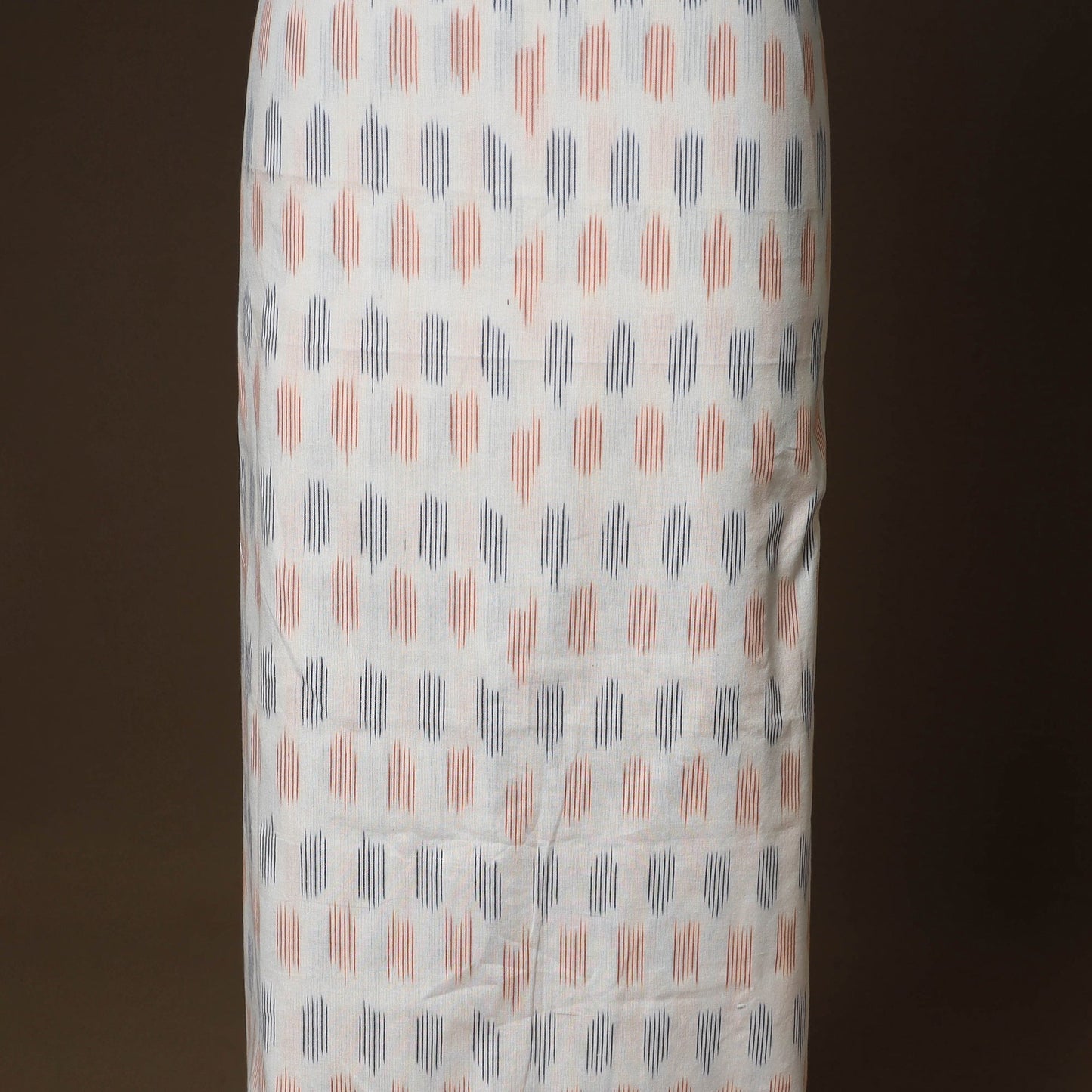 2pc cotton unstitched pochampally ikat dress material