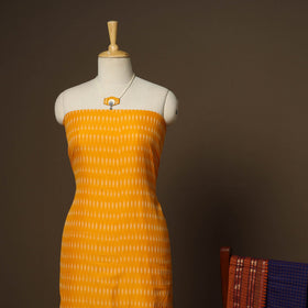 2pc cotton unstitched pochampally ikat dress material