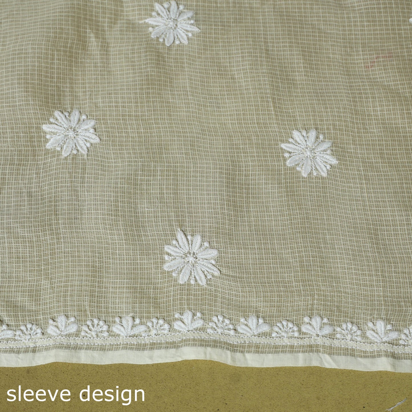 2pc kota doria cotton unstitched chikankari dress material