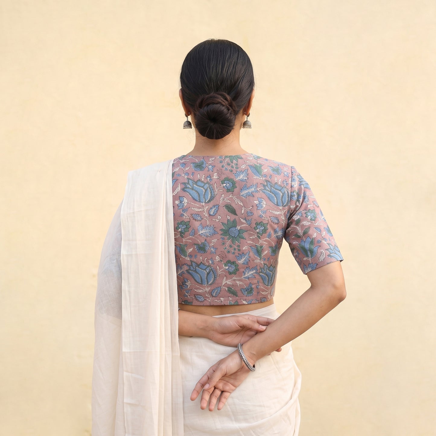 Sanganeri Hand Block Print Cotton Readymade Blouse 13