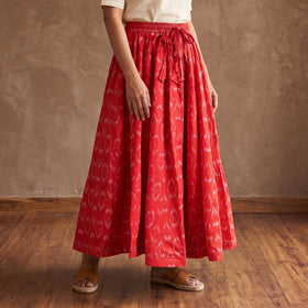 Pochampally Ikat 24 Kali Cotton Long Skirt 07