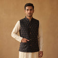 Pochampally Ikat Cotton Men Nehru Jacket 04