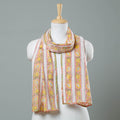  Sanganeri Block Printed Cotton Stole 05 Online at iTokri.com