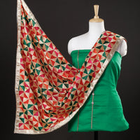 Phulkari Embroidery Dress Material 