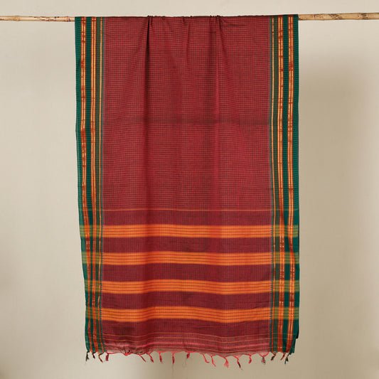 Dharwad Cotton Saree with Zari Border
