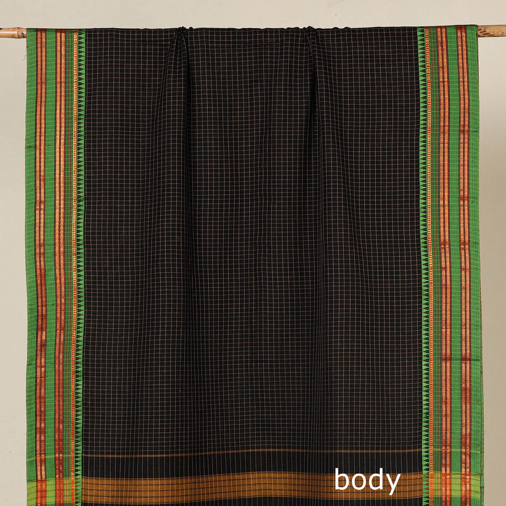 Dharwad Cotton Saree with Zari Border