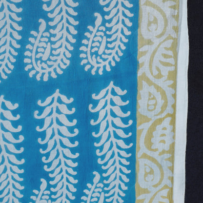 Blue - Indigo Bagh Block Printed Cotton Fabric