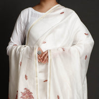 hand embroidery silk dupatta