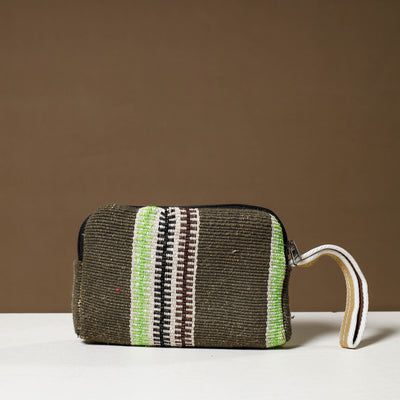 Jute Cotton Toiletry Pouch