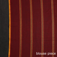 Dharwad Cotton Saree with Woven Stripes
