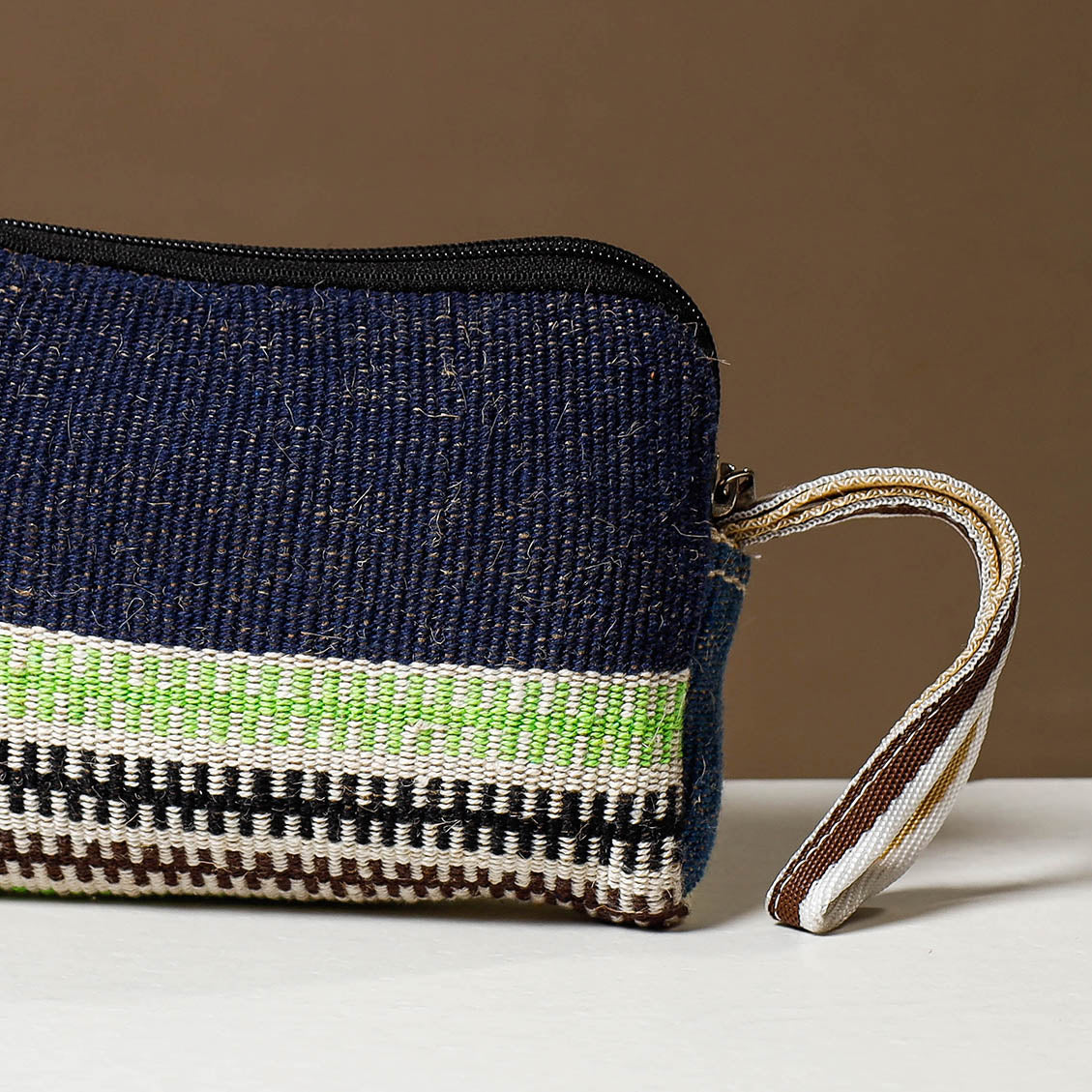 Jute Cotton Toiletry Pouch