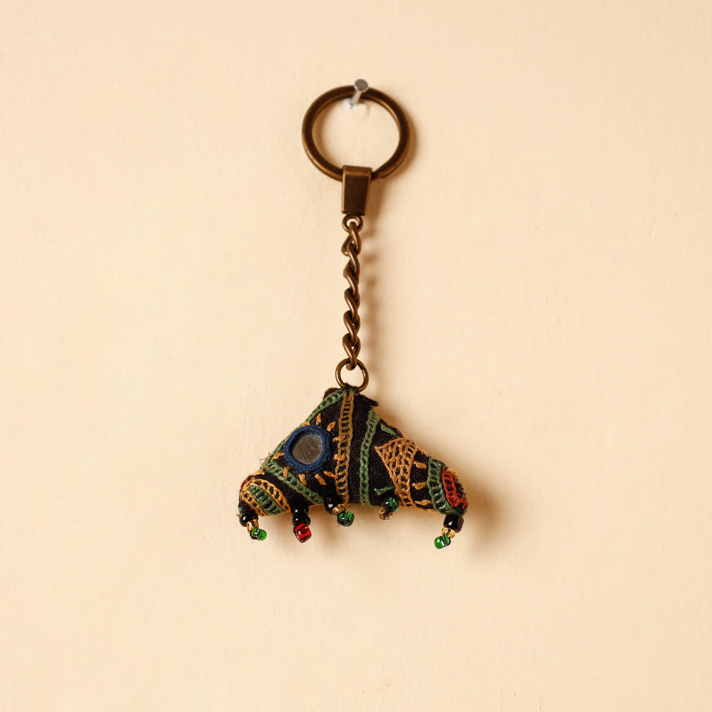 Handcrafted Kutch Hand Embroidery Keychain
