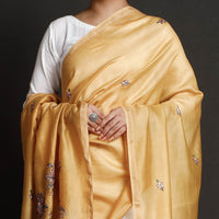 hand embroidery silk dupatta