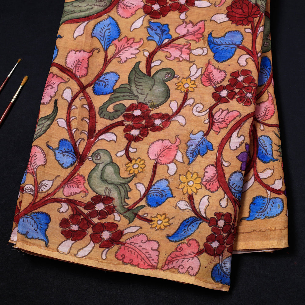 kalamkari handpainted fabric 