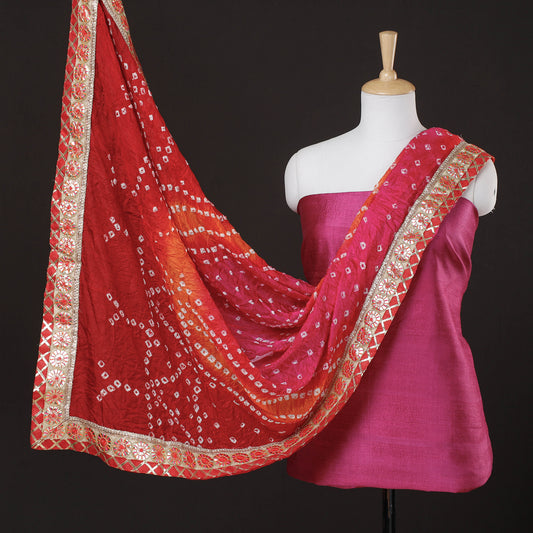 plain silk dress material