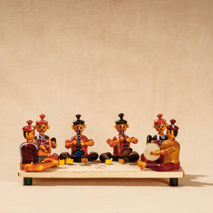 Wedding Band - Etikoppaka Handcrafted Wooden Decor Item