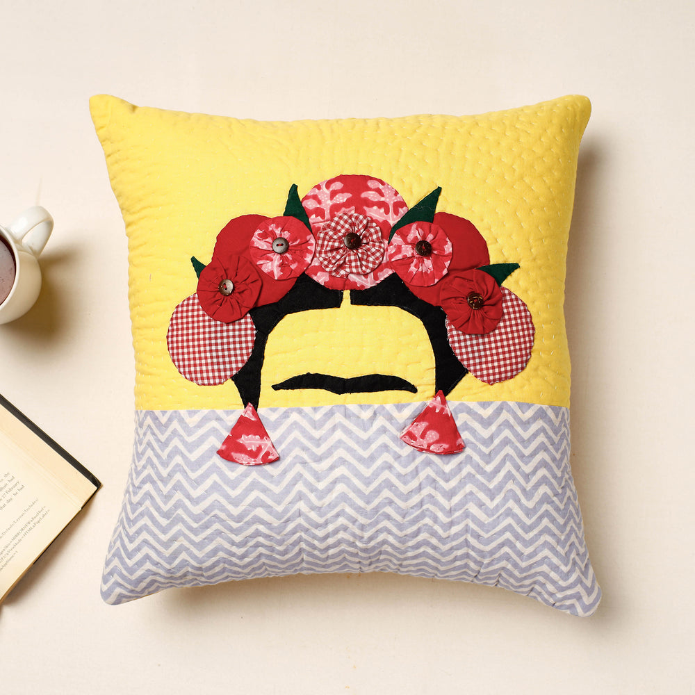 Applique Cushion Cover