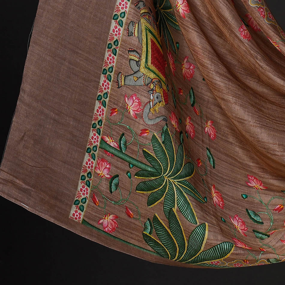 embroidered silk dress material