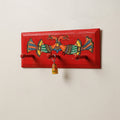  Madhubani Handpainted Wooden Wall Hanger 