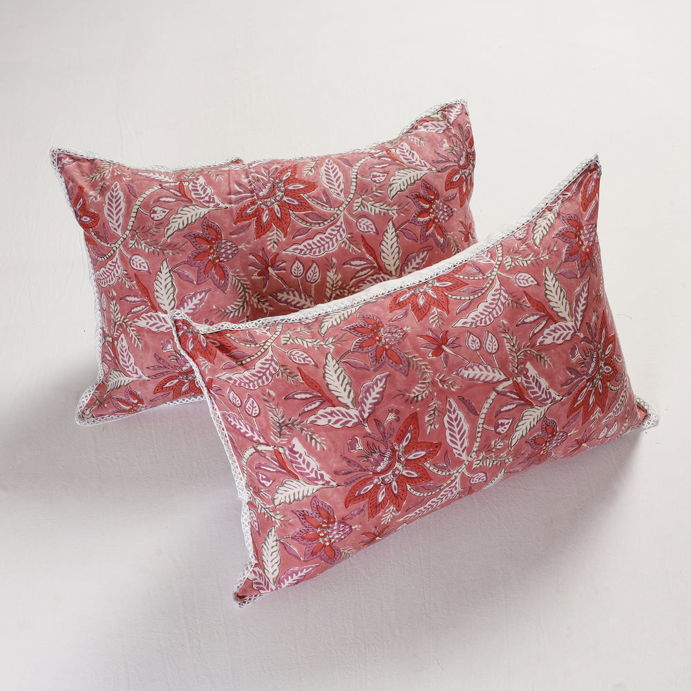 sanganeri pillow cover set