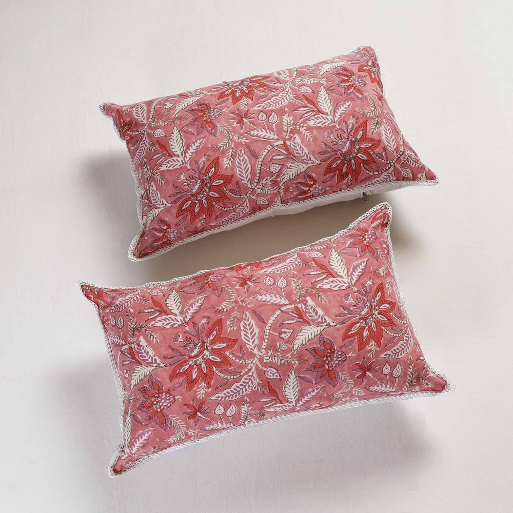 sanganeri pillow cover set