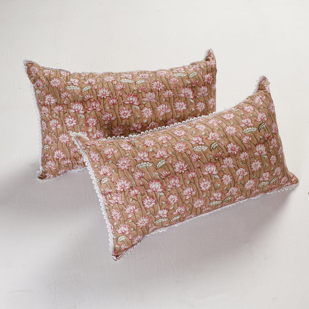 sanganeri pillow cover set