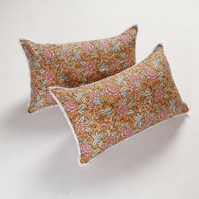 sanganeri pillow cover set