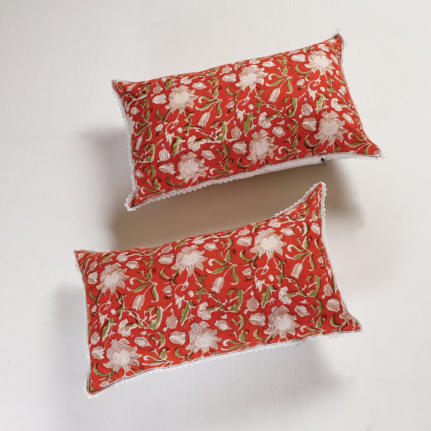 sanganeri pillow cover set