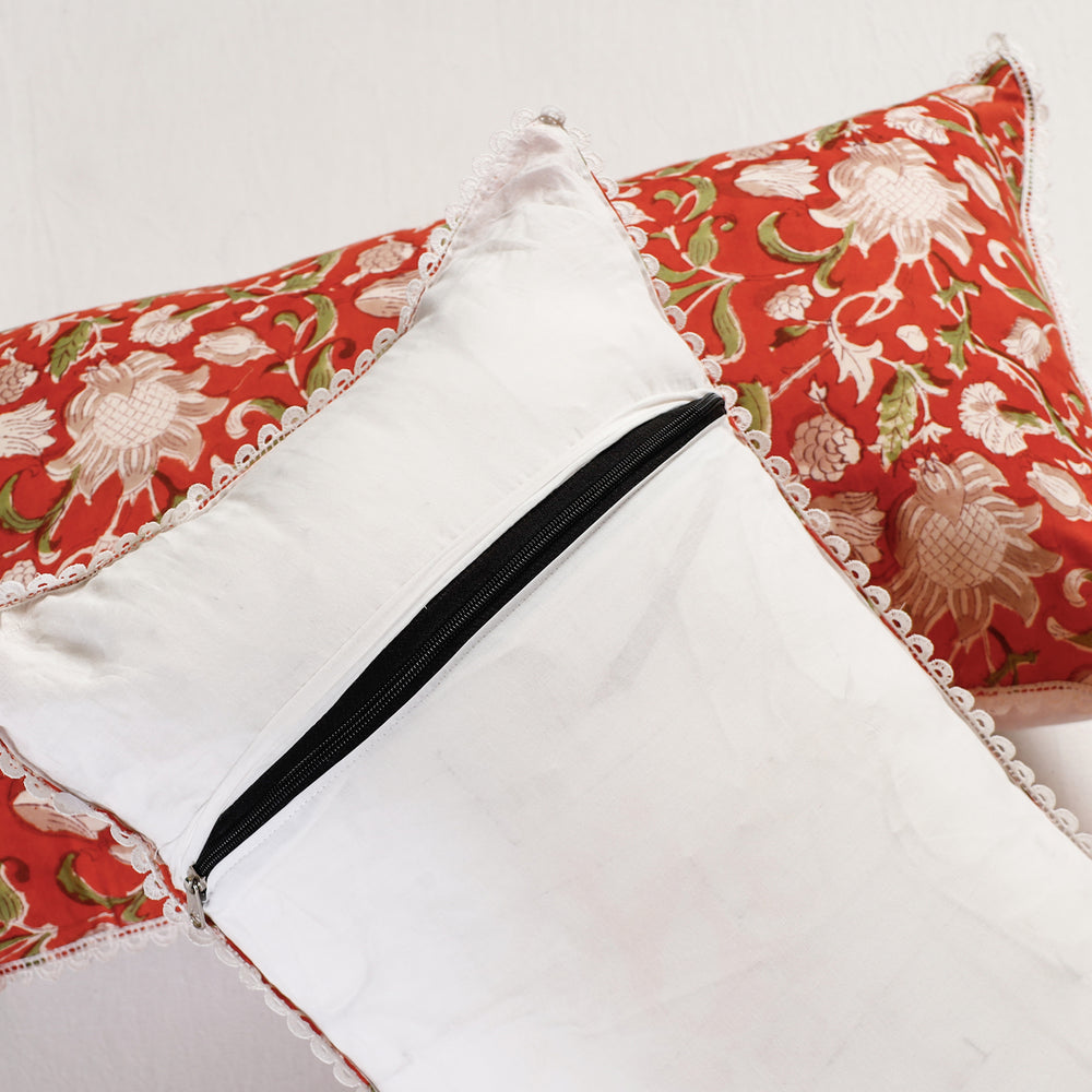 sanganeri pillow cover set