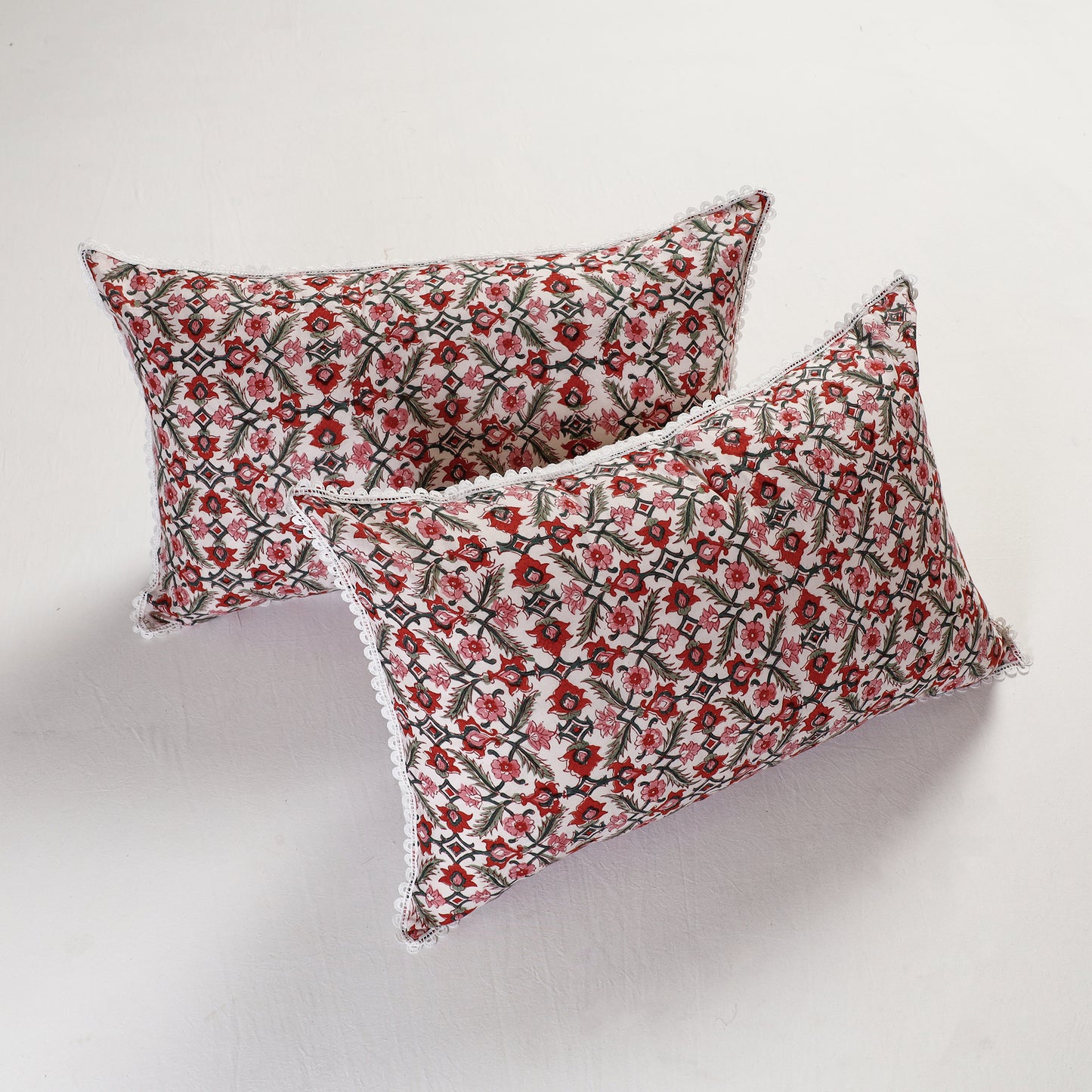 sanganeri pillow cover set