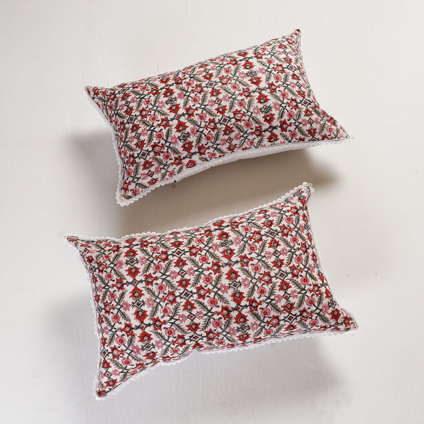 sanganeri pillow cover set