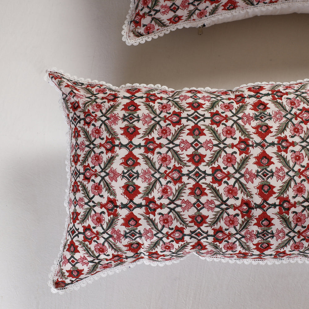 sanganeri pillow cover set