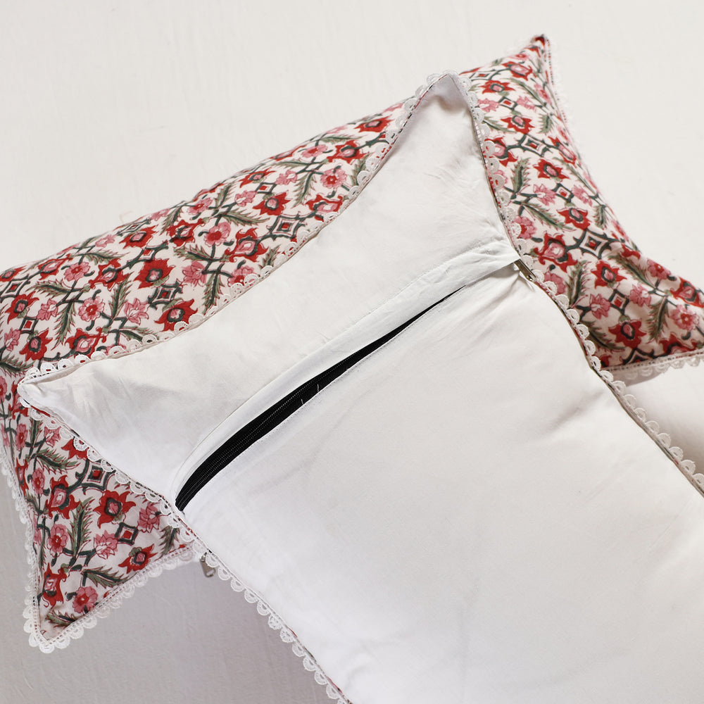 sanganeri pillow cover set