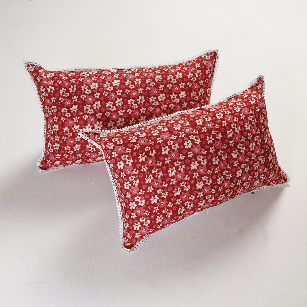 sanganeri pillow cover