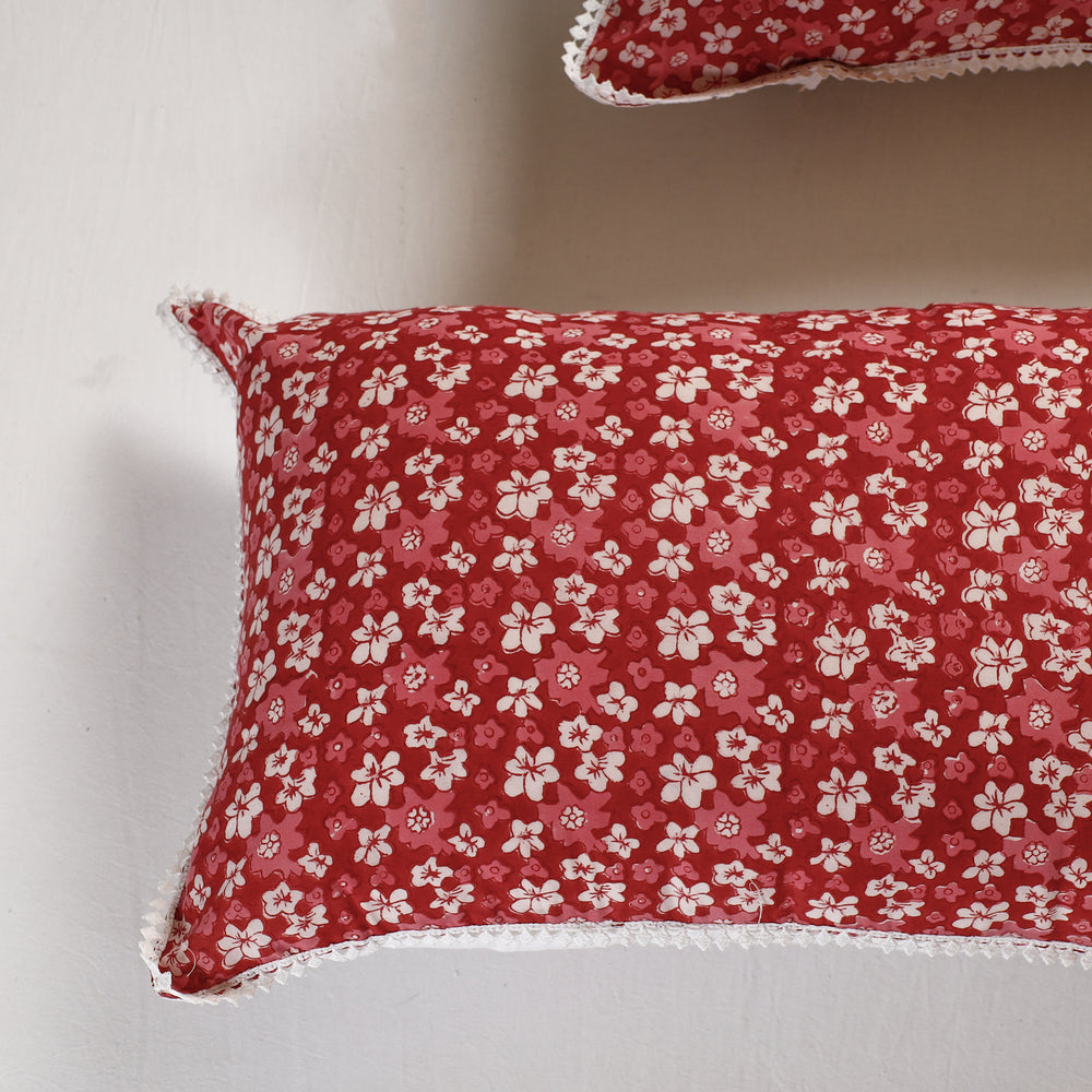 sanganeri pillow cover